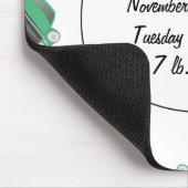 Zoete Groene Retro Auto Baby Jongen Cadeaus Muismat (Hoek)