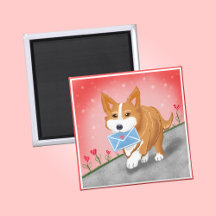 Zoete Hart Brief Geleverd Door Corgi