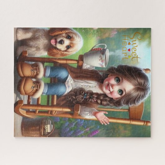 Zoete hart puzzel (Horizontaal)