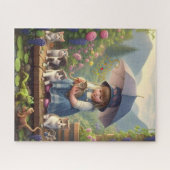 Zoete hart puzzel legpuzzel (Horizontaal)