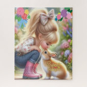 Zoete hart puzzel legpuzzel (Verticaal)