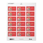 Zoete Hartbrief Geleverd Door Corgi Etiket (Full Sheet)