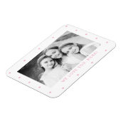 Zoete harten EDITABLE KLOR Custom Magnet Magneet (Linkerzijde)