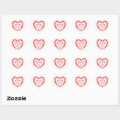 ZOETE HARTEN Hart Stickers (Vel)