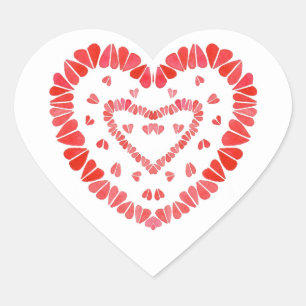 ZOETE HARTEN Hart Stickers