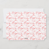 Zoete harten in het wit | Fotokaart Valentijnsdag Feestdagenkaart (Achterkant)