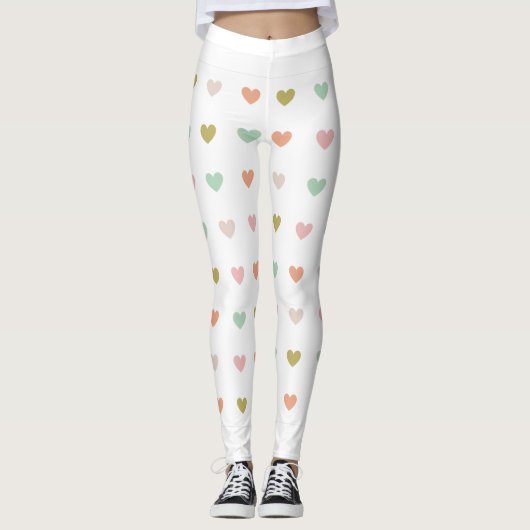 Zoete harten leggings (Voorkant)