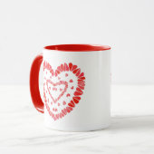 ZOETE HARTEN Rood Combo Mok (Voorkant links)