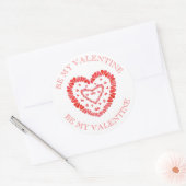 ZOETE HARTEN Valentijn Grote Ronde Stickers (Envelop)