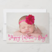 Zoete harten| Valentijnsdag-fotokaart Feestdagenkaart (Voorkant)