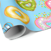 Zoete & Helder Donuts Donuts Serie Design 2  Cadeaupapier (Rol Hoek)