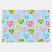 Zoete & Helder Donuts Donuts Serie Design 3 Inpakpapier Vel (Voorkant 2)