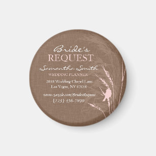 Zoete herfst bruid Business Magnet 2