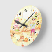 Zoete herfstwandeling in het bos ronde klok (Hoek)