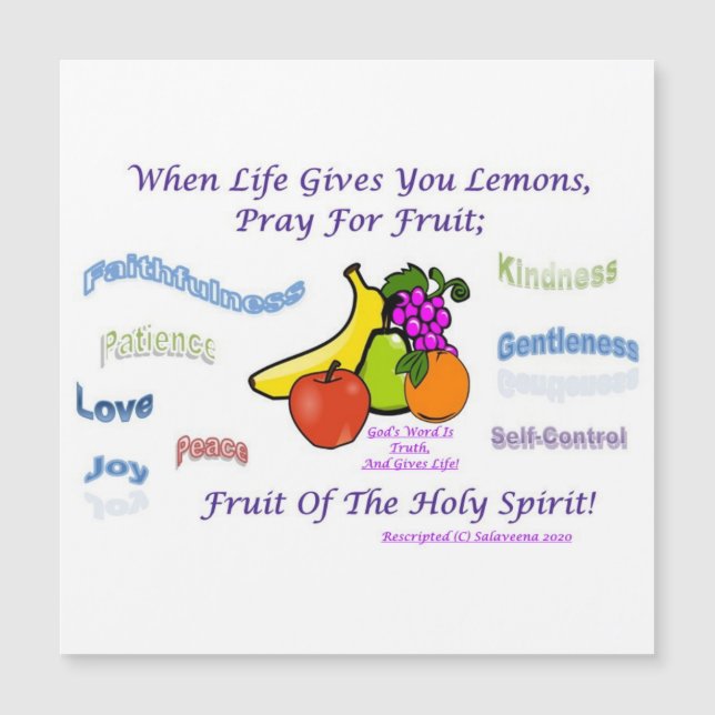 Zoete herinnering aan de vruchten van de Heilige G (Voorkant)