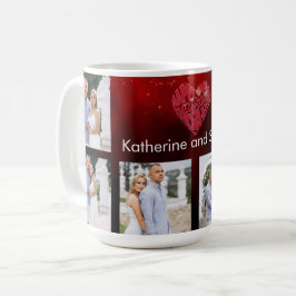 Zoete Herinnering Stel Foto en Bewerkbare Naam Aan Koffiemok