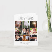 Zoete herinneringen Hartelijk dank - Witte kaart (Voorkant)