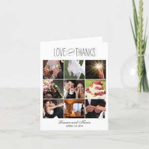 Zoete herinneringen Hartelijk dank - Witte kaart