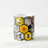 Zoete herinneringen: Honingraat fotocollage (14 st Koffiemok (Center)