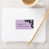 Zoete Hibiscus Bruiloft Aangepast Adreslabel Etiket (Insitu)