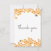 Zoete hoe je Baby shower kunt zijn Hartelijk dank Bedankkaart (Voorkant)