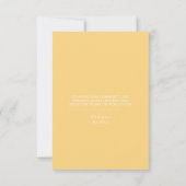 Zoete hoe je Baby shower kunt zijn Hartelijk dank Bedankkaart (Achterkant)