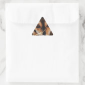 Zoete hond leggend in hooi sticker (Tas)