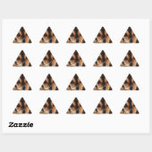 Zoete hond leggend in hooi sticker (Vel)