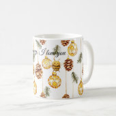 Zoete Honing Bijen Denneappels Koffiemok (Voorkant rechts)