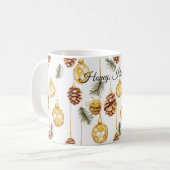 Zoete Honing Bijen Denneappels Koffiemok (Voorkant links)