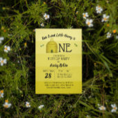 Zoete Honing is Eén Eerste Verjaardag Kaart