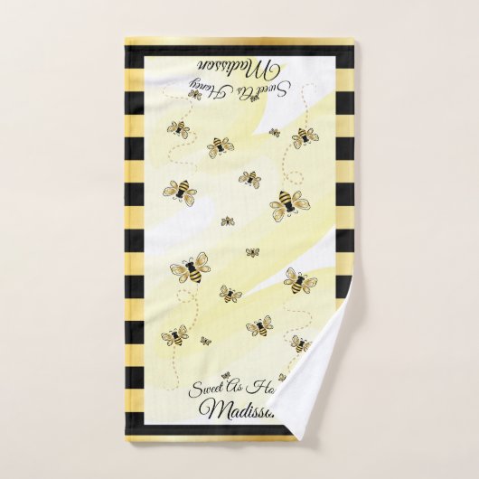 Zoete honingbadhanddoekset bad handdoek (Handdoek)