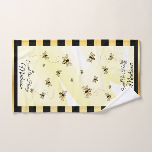 Zoete honingbadhanddoekset bad handdoek (Handdoek)