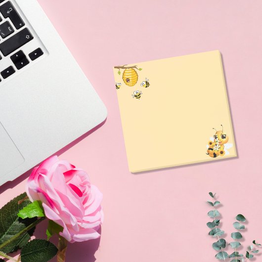 Zoete honingbij post-it® notes