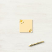 Zoete honingbij post-it® notes (Op bureau)