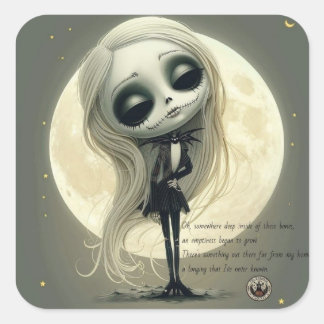Zoete Horror Muur Kunst 3 Inch Sticker