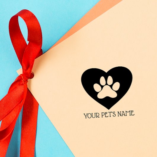 Zoete huisjes Afdrukken Aangepaste naam Rubberstempel