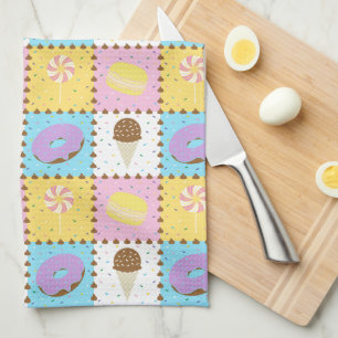 Zoete hunkeren keuken handdoek