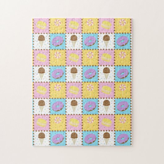 Zoete hunkeren puzzel (Verticaal)