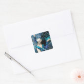 zoete ijdelheid vierkante sticker (Envelop)