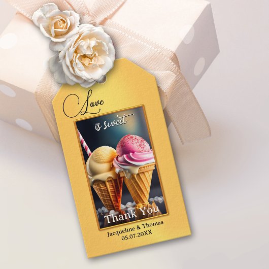 Zoete IJs Cadeaulabel