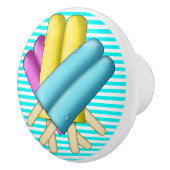 Zoete ijsblokkenlade trekt keramische knop (Rechts)