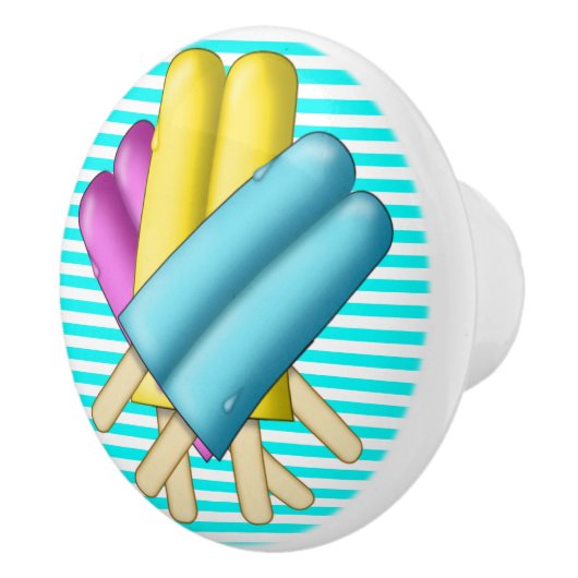 Zoete ijsblokkenlade trekt keramische knop (Rechts)