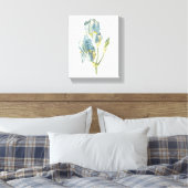 zoete iris (Iris pallida) van Redouté Canvas Afdruk (Insitu (Slaapkamer))