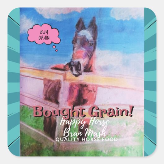 zoete Jamie graan komiek kopen Vierkante Sticker (Voorkant)