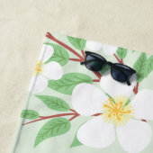 Zoete Jazmines Floral Monogram Strandlaken (In situ)