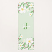Zoete Jazmines Floral Monogram Yogamat (Voorkant)