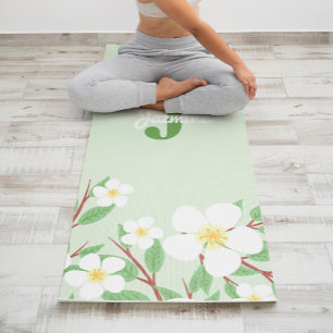 Zoete Jazmines Floral Monogram Yogamat