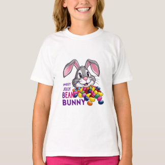 Zoete Jelly Bean Bunny! Meisjes T-shirt