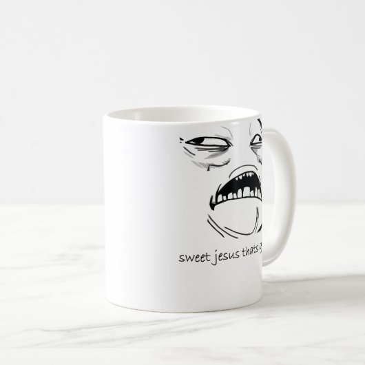 Zoete Jezus Dat is goed (tekst) Koffiemok (Voorkant rechts)